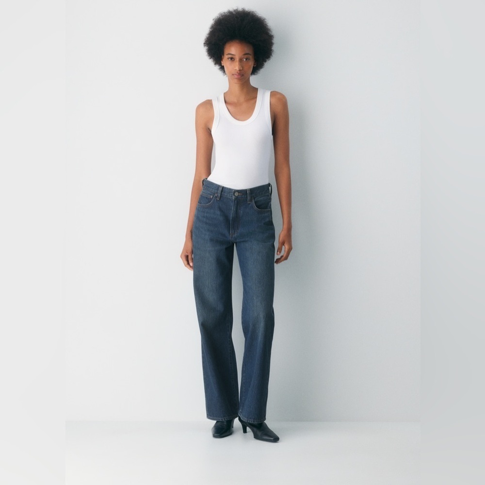 Aritzia Denim Forum The Farrah Hi-rise Wide Jean
